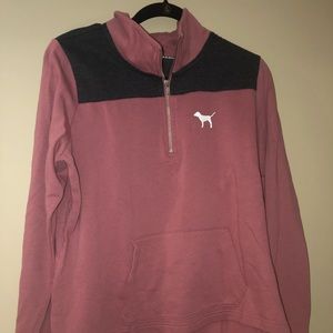 VS Pink quarter zip